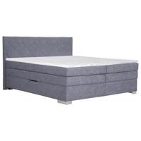 Boxspring Posteľ Johana, 180x200, Sivomodrá