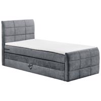 Boxspring posteľ KUBA 100x200 cm antracit