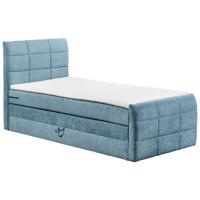 Boxspring posteľ KUBA 100x200 cm modrá