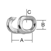 Článok reťaze článok 6 mm