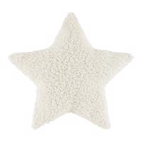 Dekoračný vankúš Star, 43/40/8cm, biela