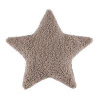 Dekoračný vankúš Star, 43/40/8cm, sivá