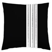 Dekoračný Vankúš Stripe, 45/45cm, Čierna