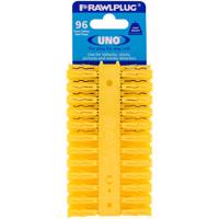 Hmoždinka univerzálna UNO DAMPER žltý 5X24MM (96ks)