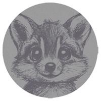 Koberec FD Soft Racoon 1,0/1,0 kruh popol