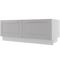 Kuchynská skrinka Emporium D2E/120 light grey stone/biela