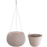 Kvetináč Splofy Bowl WS mocca DKSP290WS-7529U