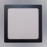 LED panel Block 12W 4200K štvorcový čierny