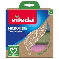 Plátno VILEDA MIKROFIBRA 100% RECYCLED 3 SZT.