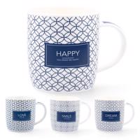 Porcelánový hrnček 365 Ml Happy Smile Love Dream