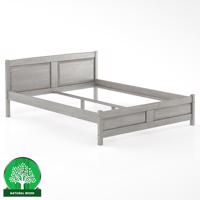 Posteľ borovica LK104–160x200 grey