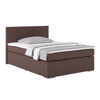 Posteľ Boxspring NERO PL: 140/200 cm, hnedá