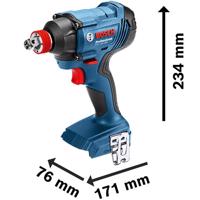 Rázový uťahovák Bosch Professional 18V 180NM Solo GDX 180-LI