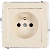 Single socket Z / U beige D DGP-1Z