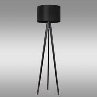 Stojacia lampa S-WENGE/ROLLER BLACK LP1