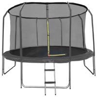 Trampolína COMFORT s rebríkom 366cm čierna