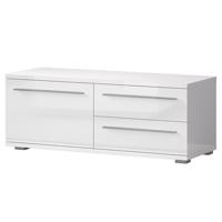 TV stolík Piano TV120-1K2F/PN-70/KA/70-70/KA/70 lakované crystal white