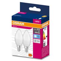 Žiarovka LED Osram E14 B35 4,9W 4000k 2ks