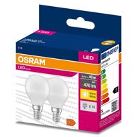 Žiarovka LED Osram E14 P45 4,9W 2700K 2szt